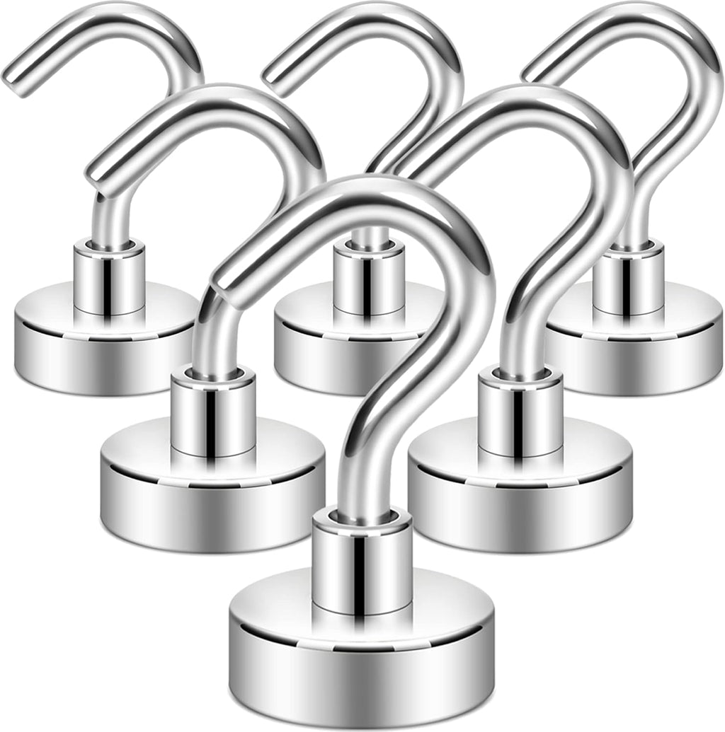 Neosmuk Magnetic Hooks - Heavy Duty 30lb+ Magnetic Hooks for Cruise Cabins, Refrigerators & Grills | Essential Travel Must-Have