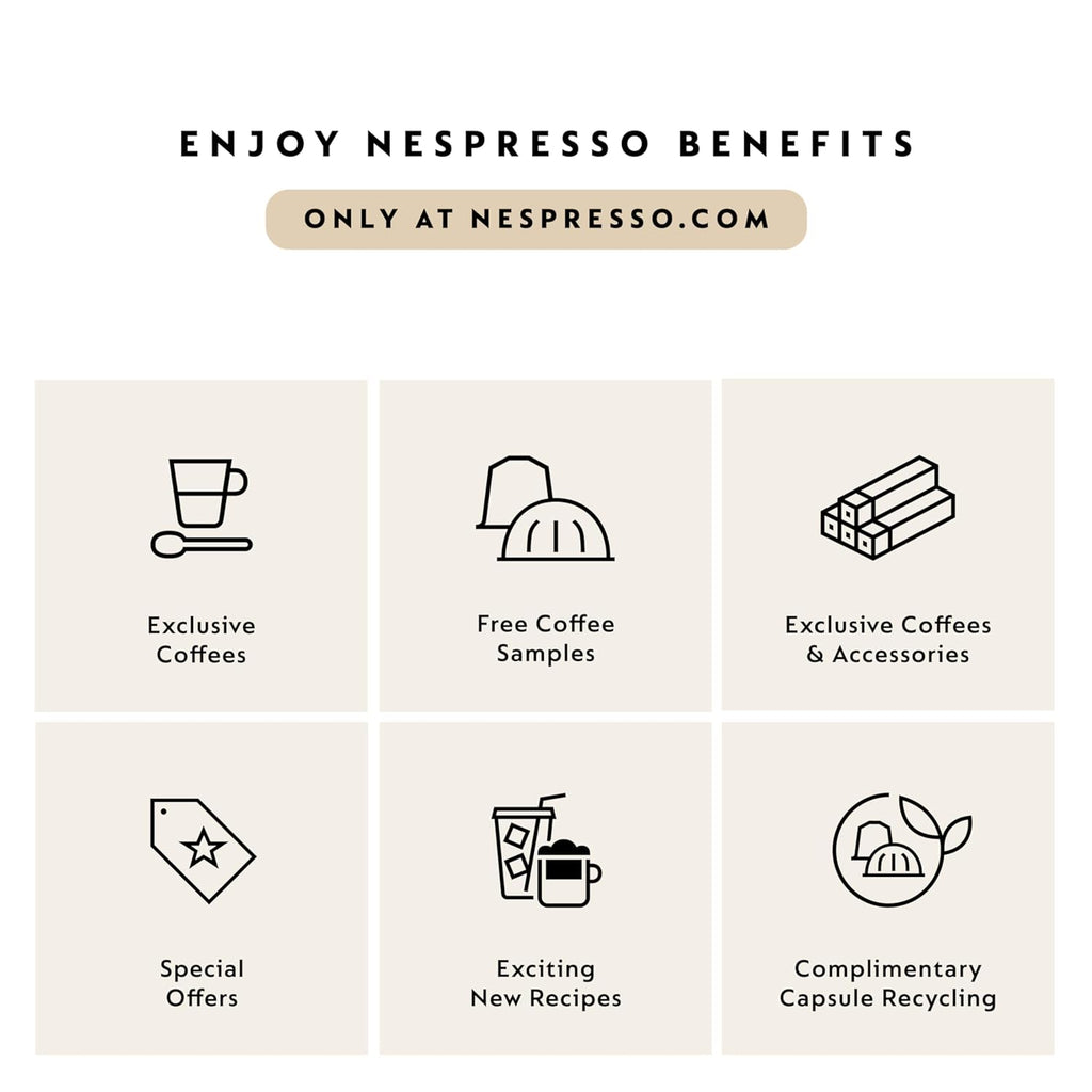 Nespresso Vertuo Espresso Capsules - Il Caffe Flavor | 50-Count Pods for 1.35 oz Brews