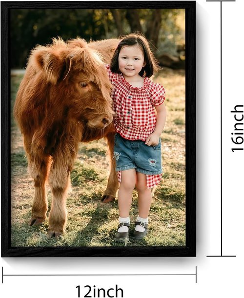 Canvas Prints - Custom Photo Wall Art by Regine Switzerland | Framed 12x16 Black Wood Frame