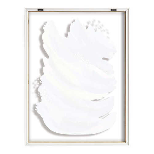Kate and Laurel Blake Bright Abstract 2 Framed Printed Glass Wall Art by Jessi Raulet of Ettavee, 18x24 Natural, Colorful Abstract for Wall