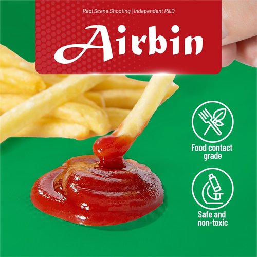 Airbin Plastic Table Cloth, 310 Ft X 54 in Plastic Table Cloth Disposable Green Tablecloth Premium PEVA with Any Cut Sliding Cutters Disposable Tablecloth for Picnics, Parties, Birthdays, Festivals