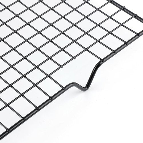 5-Piece Stainless Steel Cooling Rack - 10" x 16" Oven-Safe Metal Wire Rack for Baking & Grilling
