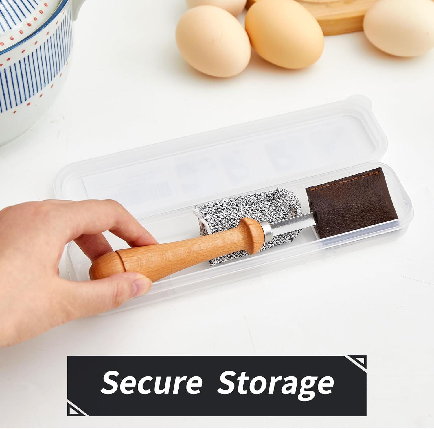 Regine Switzerland Bread Lame - Sourdough Scoring Tool with 10 Razor Blades & Protective Cover