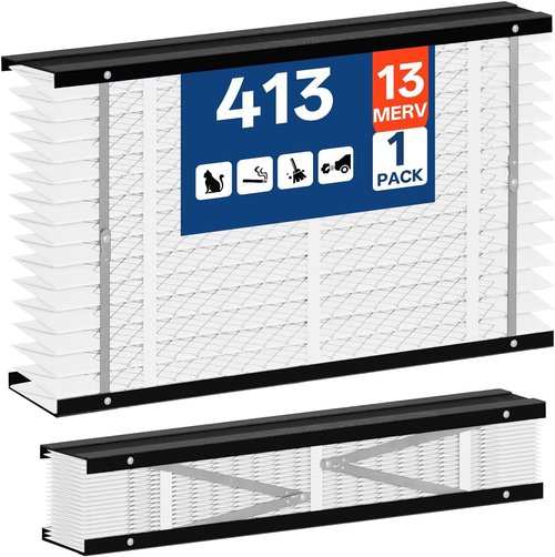 AprilAire 413 Replacement Air Filter - MERV 13 HVAC Furnace Filter | 16x25x4 Size, Compatible Models 4400, 3410, 2416, 2410, 1610, 1410