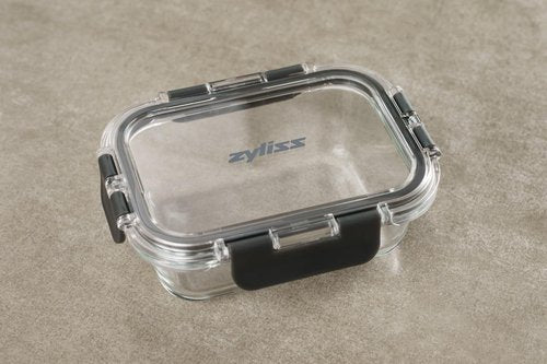 Zyliss Glass Food Storage Container 12.5oz, Shatter Resistant Borosilicate Glass, Airtight Leakproof Tritan Lid, BPA Free, Microwave, Freezer & Dishwasher Safe