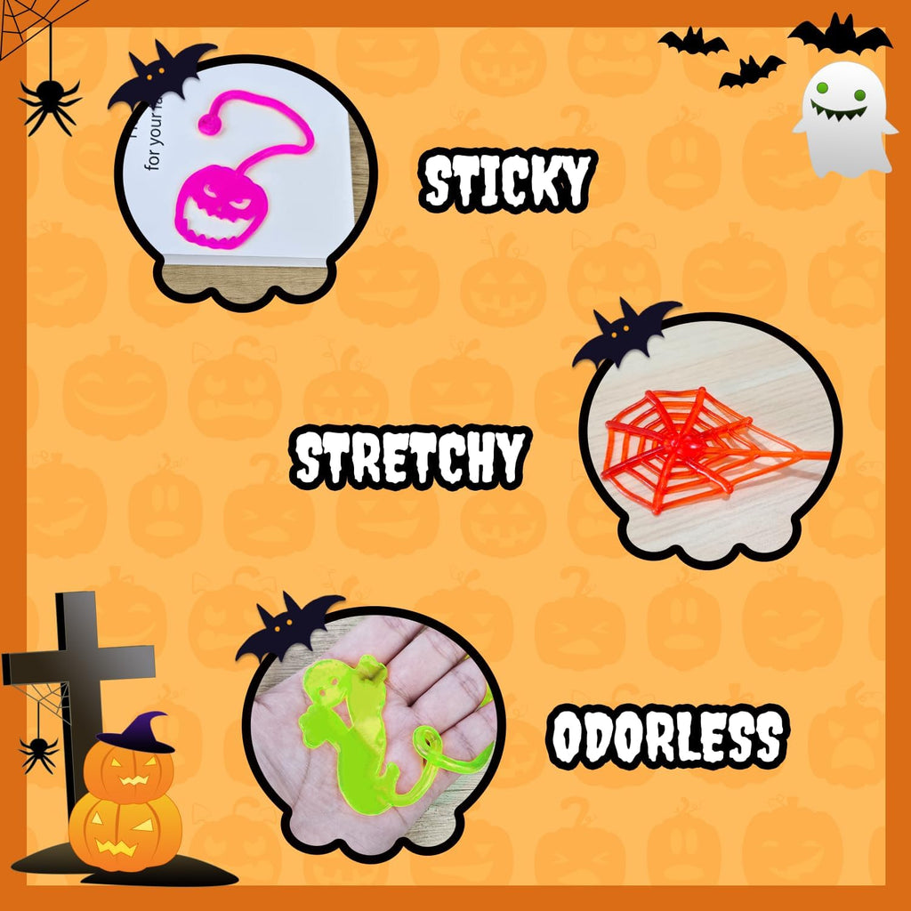 Skiennix Halloween Sticky Hands - Fun Party Favors for Kids | 100-300 Pcs for Boo Baskets & Treats