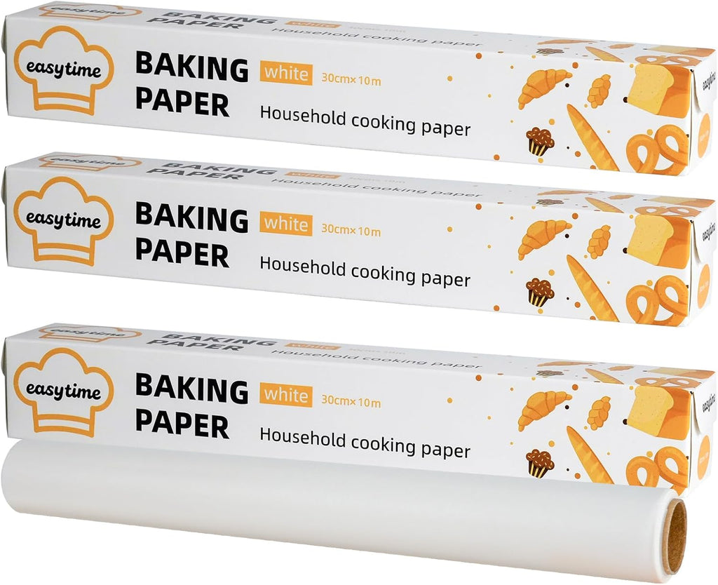 Parchment Paper Rolls by [Brand Name] - 12in x 98ft with Built-in Metal Cutter for Baking & Grilling