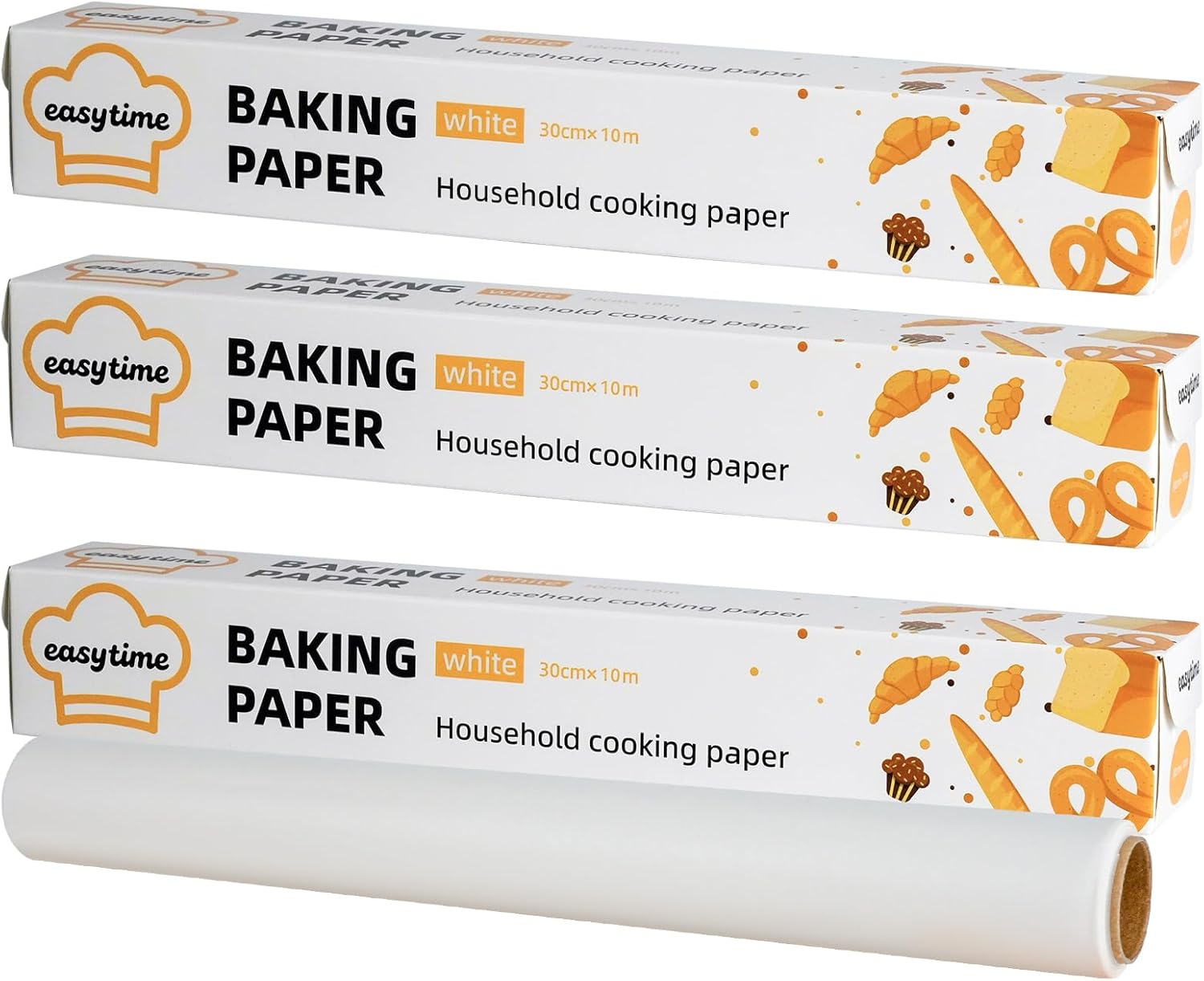Parchment Paper Rolls by [Brand Name] - 12in x 98ft with Built-in Metal Cutter for Baking & Grilling