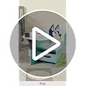 Kids Chair Desk with Storage Bin - Toddler Activity Workstation