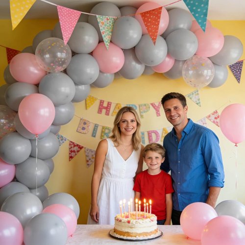 Grey Latex Balloons by [Brand Name] - 110pcs 12-Inch Balloons for Birthday Parties & Baby Showers