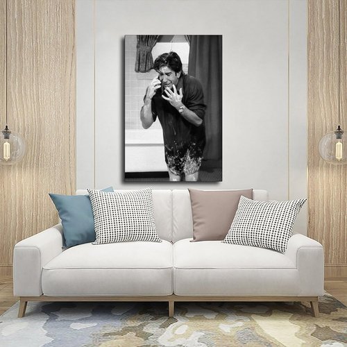Funny Bathroom Wall Art | Humorous TV Show Print for Restroom Decor - 12x18 Inch (30x45cm)