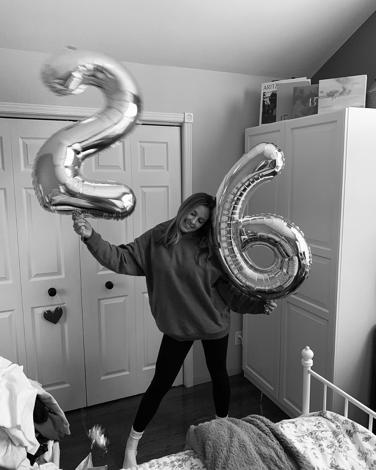 Silver Number 6 Balloon | 40-Inch Birthday Decoration for 6th Birthday Celebrations
