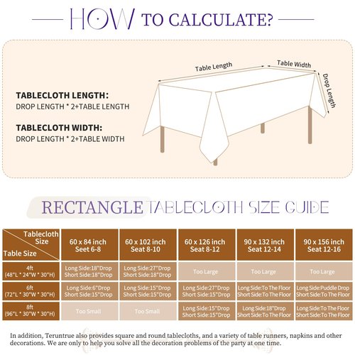 12 Pack White Tablecloths for 8 Foot Rectangle Tables 60 x126 inch,Polyester White Table Clothes in Bulk for Wedding,Waterproof Stain Resistant Washable Rectangle Table Cover for Party Buffet Camping