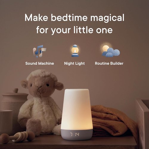Hatch Baby Sound Machine - Night Light & Sleep Support | Wi-Fi White Noise & Toddler Stories (White)