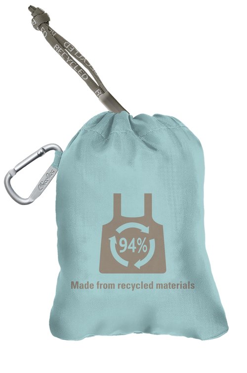 ChicoBag Original Reusable Tote with Carabiner Clip | Reusable Grocery Bag Made from Recycled Materials | 1 Pack (Arctic)