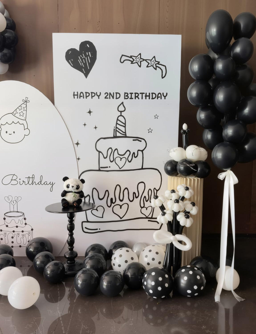 Black Balloons 12 Inch - 24pcs Latex Party Balloons for Birthday & Baby Shower Decorations