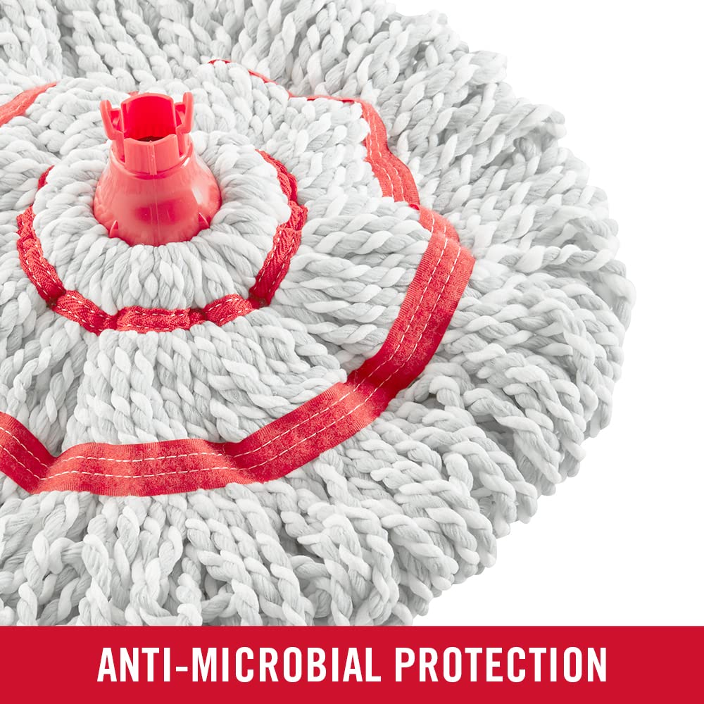 Rubbermaid Microfiber Twist Mop Kit - Machine Washable with 2 Refills | Lightweight & Safe for All Floor Types