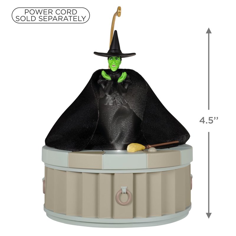 Hallmark Keepsake Christmas Ornament, The Wizard of Oz I'm Melting! I'm Melting! with Light, Sound and Motion, Movie Gifts