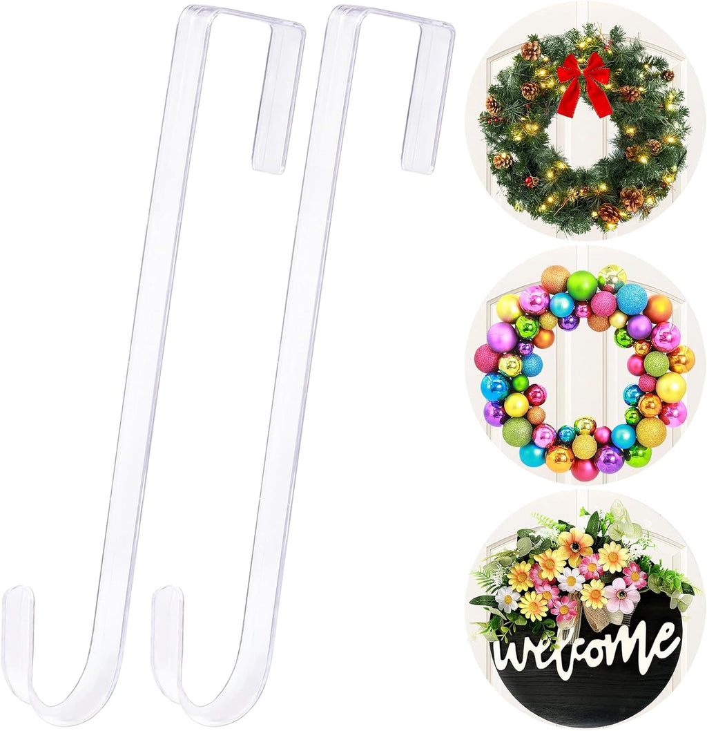 Regine Switzerland Wreath Hangers - 2 Pack Decorative Hooks for Easter, Christmas & Halloween | Indoor/Outdoor Home Decor