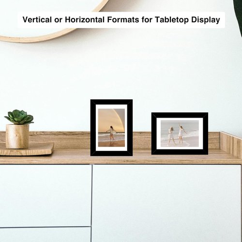 JCJMY 18-Pack Black 4x6 Picture Frames - Gallery Wall Decor & Tabletop Display Set