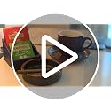 Ceramic Ashtray with Unique Lava Black Glaze - Medium Decorative Ash Tray