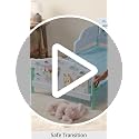 Bluey Toddler Bed with Guardrails - Kids Bed for 15 Months+