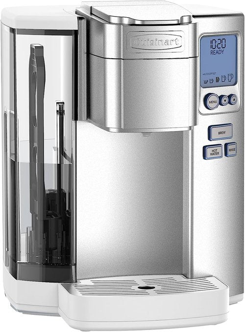 Cuisinart Single Serve Coffee Maker - 5 Serving Sizes & Adjustable Temperature | 72 Oz, White