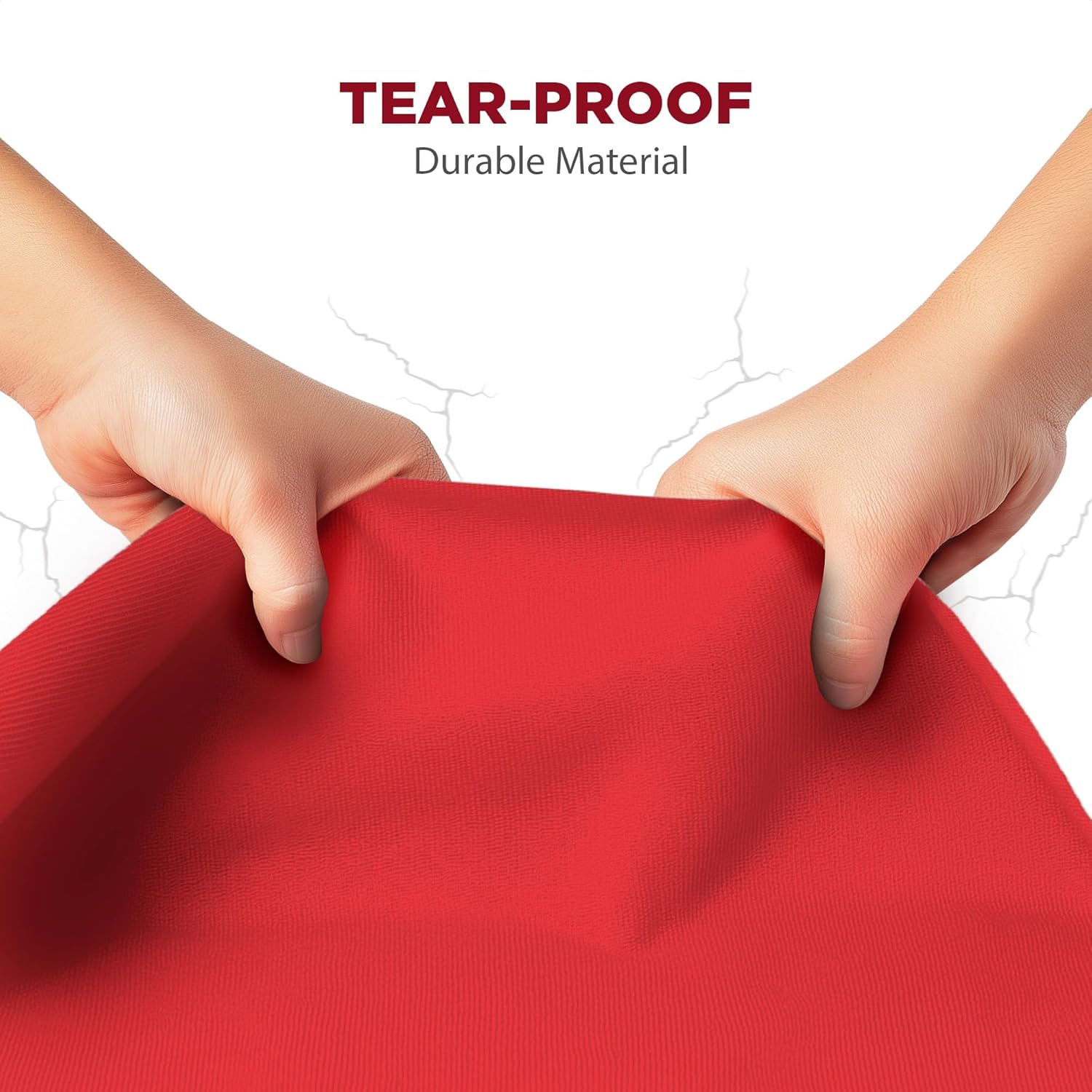 Upright Christmas Tree Storage Bag - Durable Dustproof Cover for 7 Ft Artificial Trees | Easy-Use Red Holiday Storage