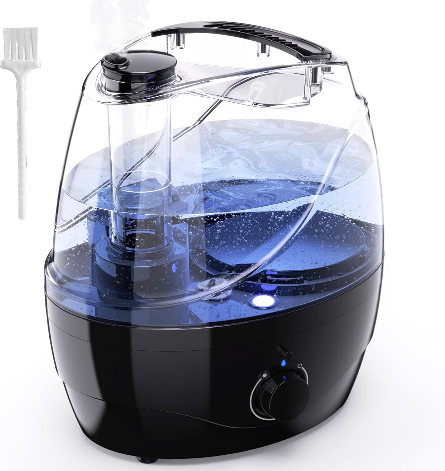 Skiennix Cool Mist Humidifier - 2.2L Whisper-Quiet Operation for Bedroom & Baby | 30-Hour Run Time, 360° Nozzle, BPA Free