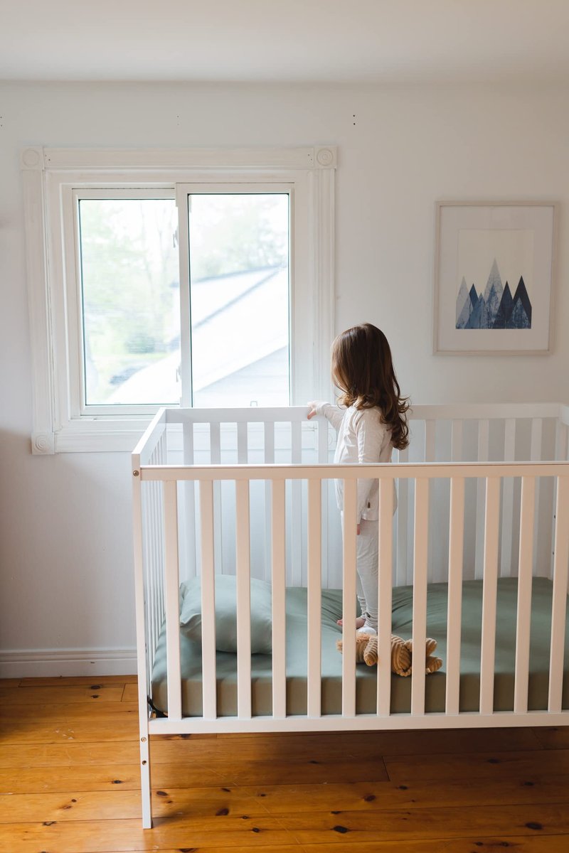 Pobibaby - 2 Pack Premium Toddler Solid Pillowcase Sized 13"x 18" - Ultra Soft Jersey Knit - Crib Pillow, Kids Pillow, Travel Pillow Case Cover (Sage Green)