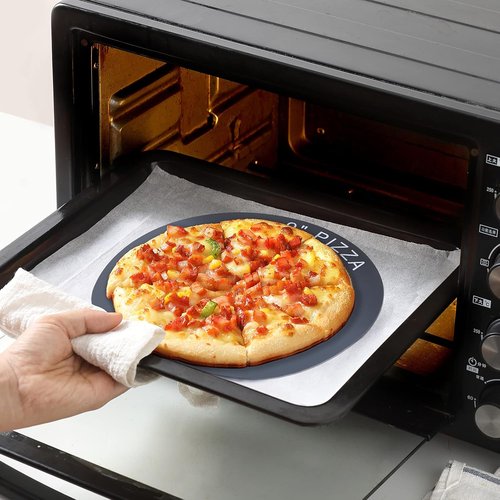 GUANCI Silicone Baking Mat Set - Non-Stick Reusable Bakeware for Pizza, Macarons & Cookies | 4 Mats in Grey
