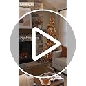 5FT Fall Tree with 50 Warm White Lights and Pumpkins - Battery Operated Halloween Decor