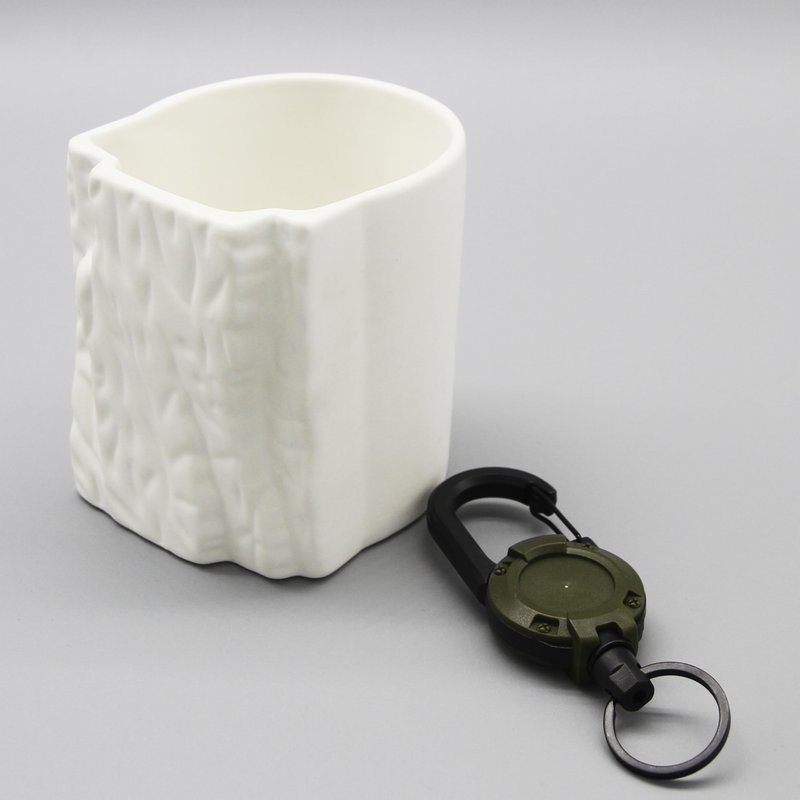 mucol Rock Climbing Mug for Rock Climbing Gifts, Rock Climbing Gear for Grip Strength Training Mug, Ideal as Rock Climbing Party or Bouldering Contest Gifts for Rock Climbers (White, Ceramic)