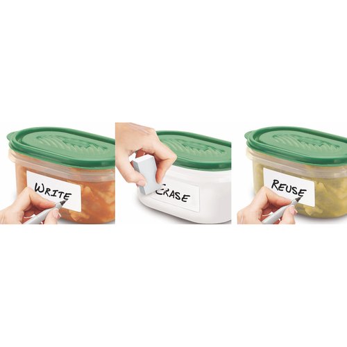 Jokari Erasable Food Labels 4-Pack Refill, Reusable Label Multi-Color, Freezer, Microwave & Dishwasher Safe Kitchen Tool for All-Purpose Meal Organization