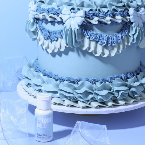 Colour Mill Oil-Based Food Coloring - Baby Blue, 20 Milliliters for Vibrant Baking