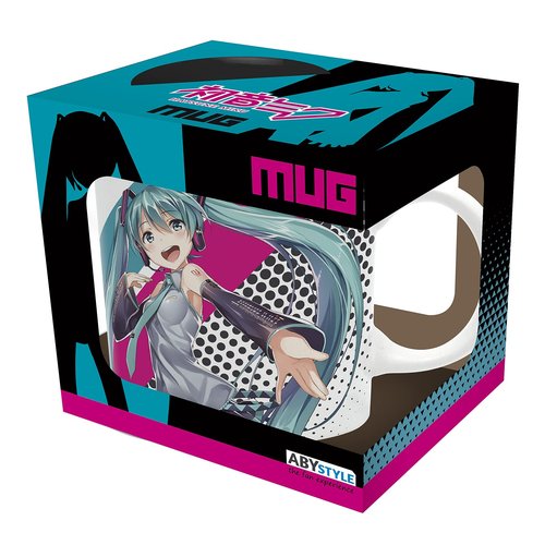 ABYSTYLE Hatsune Miku Ceramic Coffee Tea Mug 11 Oz. Anime Manga Drinkware Dishwasher Microwave Safe Home & Kitchen Essentials Gift