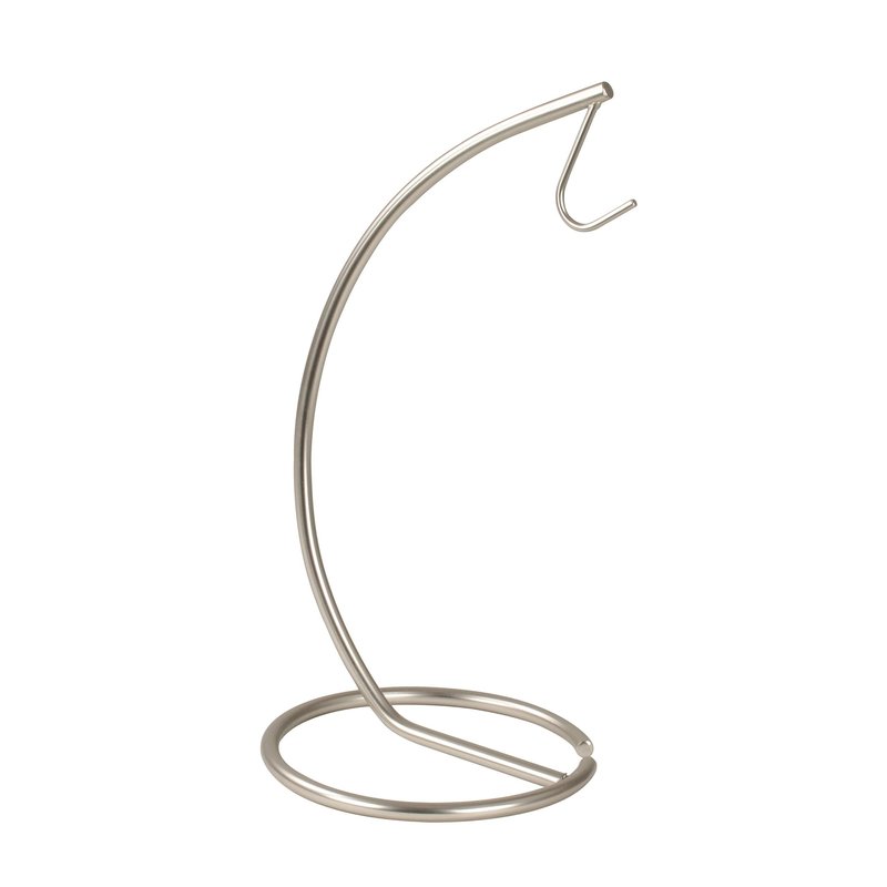 Spectrum Diversified Euro Banana Holder, Countertop Fruit Tree, Sturdy Steel Banana Hanger & Soft Pretzel Display for Home or Bar, Countertop Food Storage, Satin Nickel (42978)