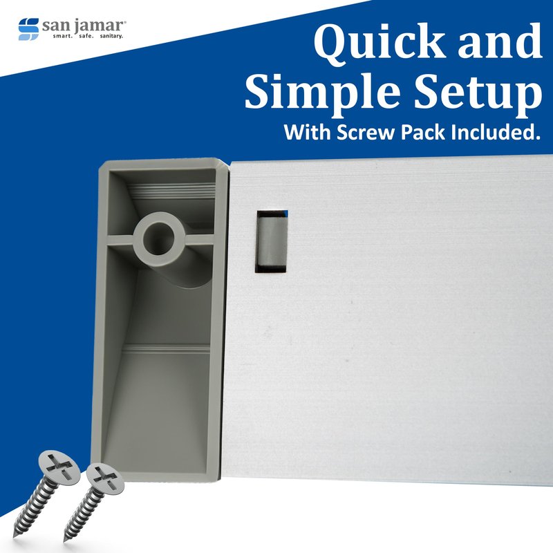 San Jamar Check Rack with Mounting Screw Pack for Kitchens and Restaurants, Stainless Steel, 24 Inches, Silver
