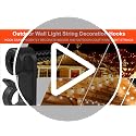 60 Pack Outdoor String Light Hooks, Weatherproof Screw-in Hanger Clips