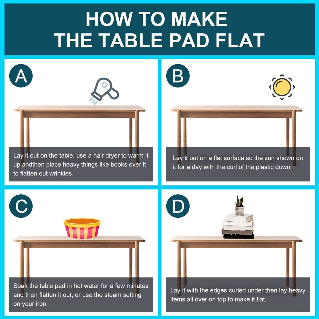 34x72 Wedding Buffet Table Cover Protector Clear Plastic PVC Desk Cloth Meeting Table Pad Mat for Wood Coffee Glass Dining Patio Picnic Tabletop Kitchen Countertop Protective Waterproof Non-slip Vinyl