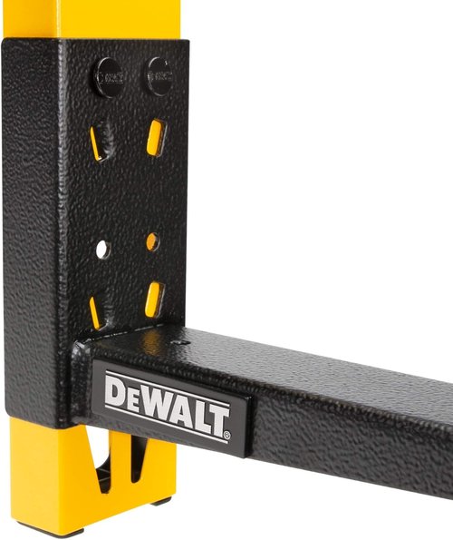 DEWALT 3-Piece Cantilever Wood Storage Rack - Heavy-Duty Workshop Shelving, Supports 273 lbs