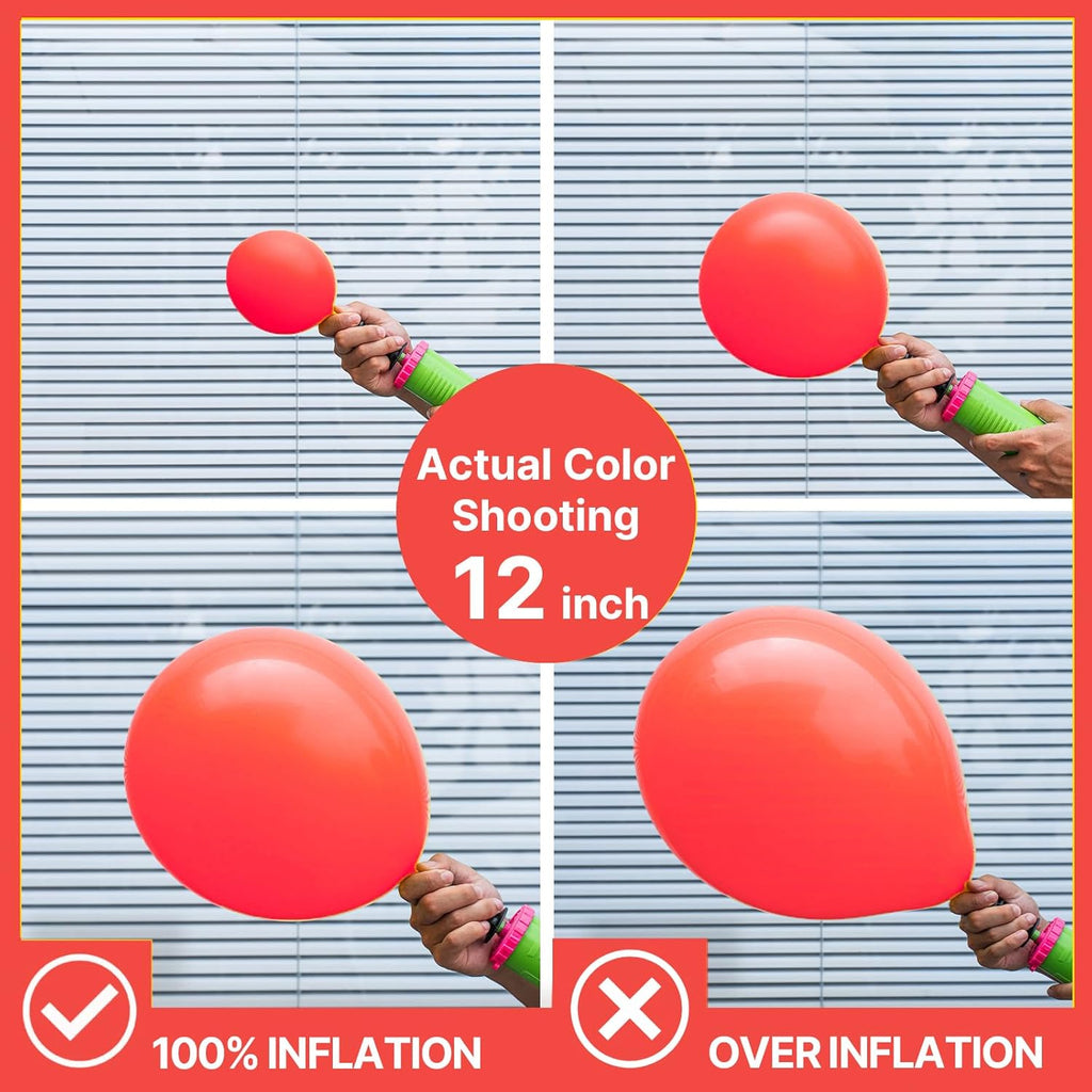 PartyWoo Red Latex Balloons - 50pcs 12 Inch Helium Balloons for Graduation, Weddings & Birthdays
