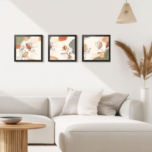 LaVie Home 8x8 Picture Frame - Classic Black Photo Frame with HD Plexiglas | Vertical & Horizontal Display