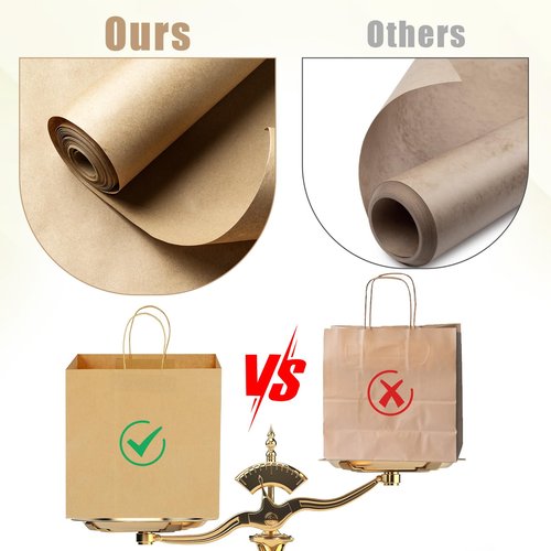 KALIONE Kraft Paper Bags, 25 Count 14" L x 10" W x 15.75" H Ultra Wide Large Paper Gift Bag with Handles, Large Brown Kraft Paper Bag for Takeouts, Shopping, Baby Shower, Food Packing, Gifts