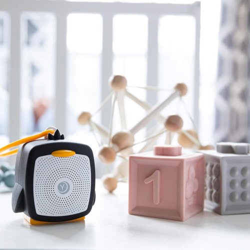Yogasleep Pocket Baby Soother Penguin, White Noise Machine, 6 Soothing Sounds & Timer for Better Sleep, Includes Brown Noise & Lullabies, Compact Size for Travel & Child Safe, Must Have Registry Gift
