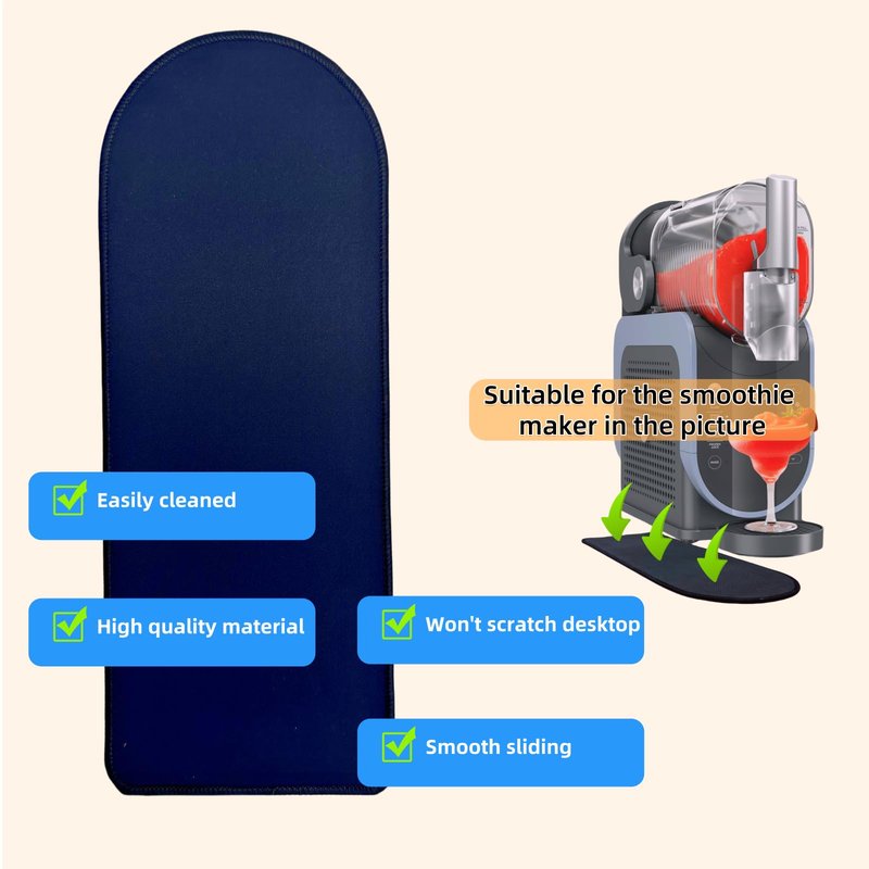 JKCWOTS Sliding Pad Compatible with Ninja Slushie Machine FS301C / FS301 / FS300,slushie machine accessories,Quickly Slide the Frozen Drink Machine on Table