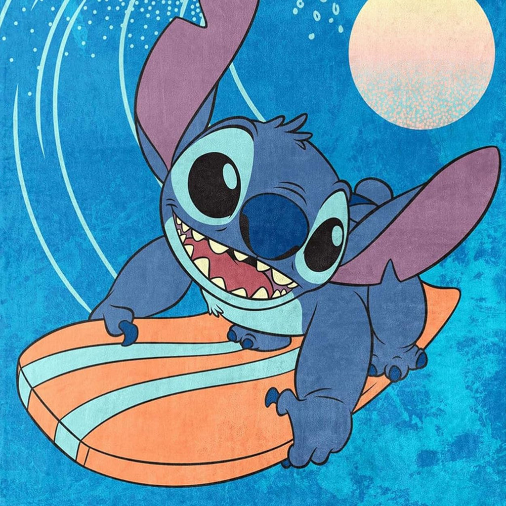 Northwest Lilo and Stitch Silk Touch Throw Blanket, 46" x 60", Makes Waves