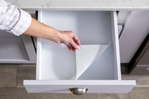 Duck Brand Select Grip Easy Liner Shelf and Drawer Liner, Non-Adhesive, 20-Inch x 24-Feet, Black