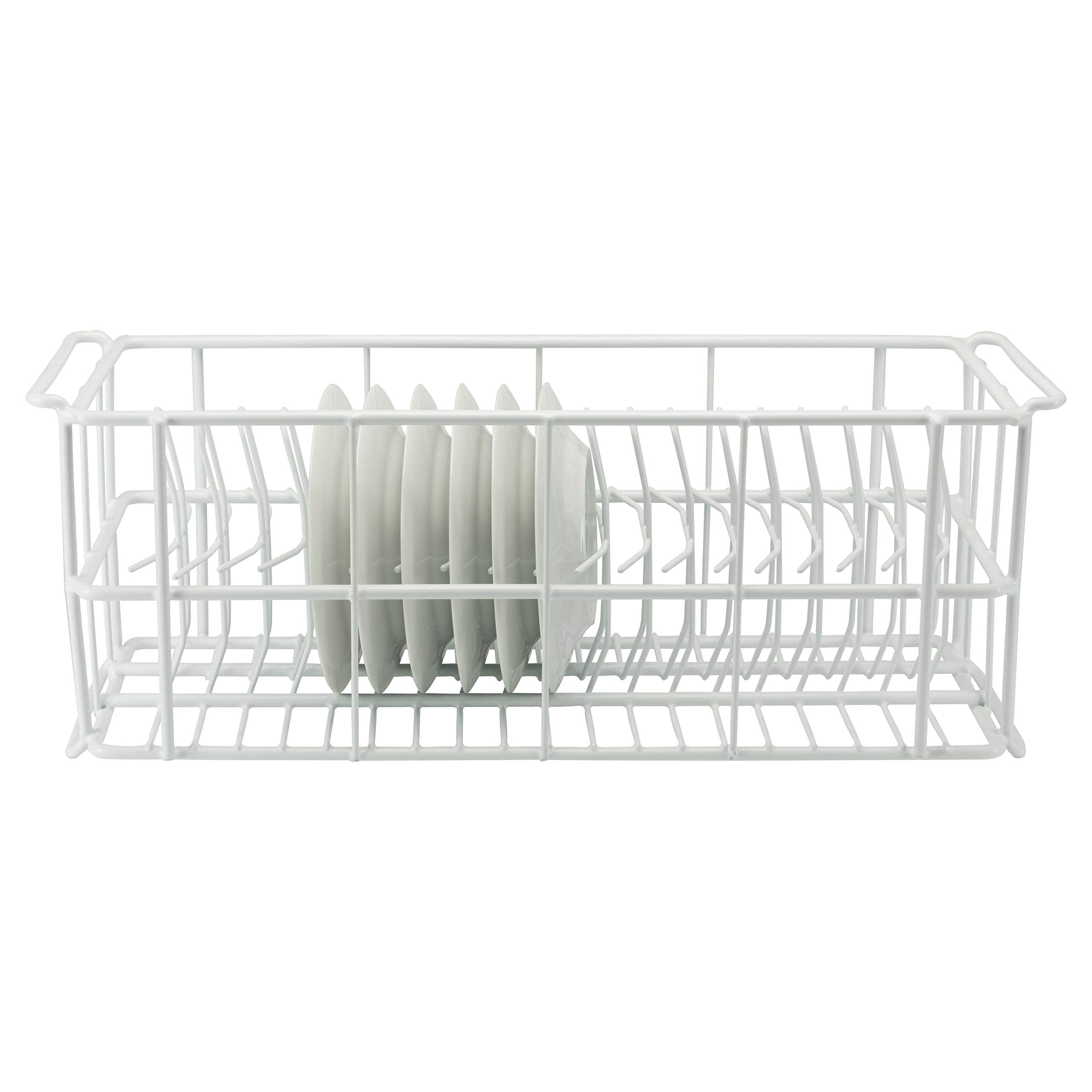 10 Strawberry Street 20-Compartment Bread & Butter Plate Rack (Holds 6" Plates)