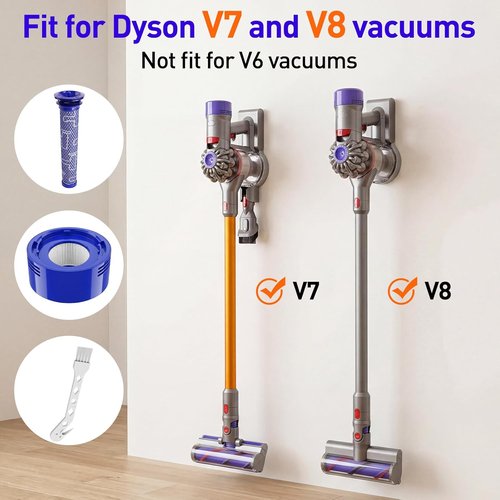 Dyson 6-Pack Vacuum Filter Replacement Kit - Compatible with V7, V8 Animal & Absolute Models